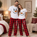 Personalized Snowman Matching Christmas Pajamas