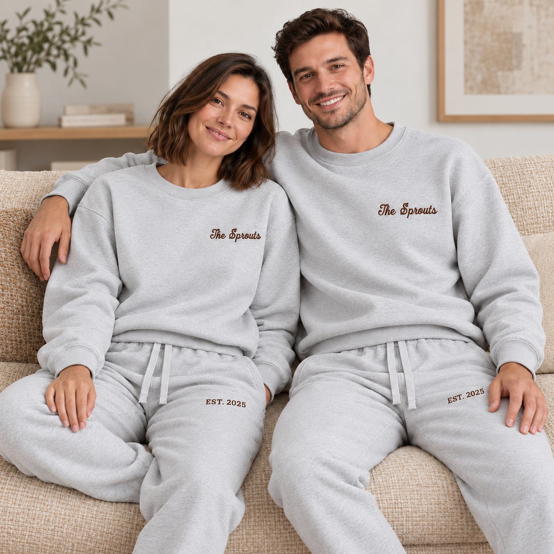 Personalized Family Name & Year Matching Sweatsuits