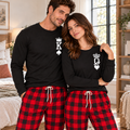King & Queen Long Sleeve Matching Pajamas
