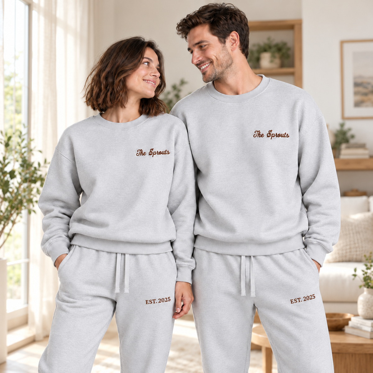 Personalized Family Name & Year Matching Sweatsuits