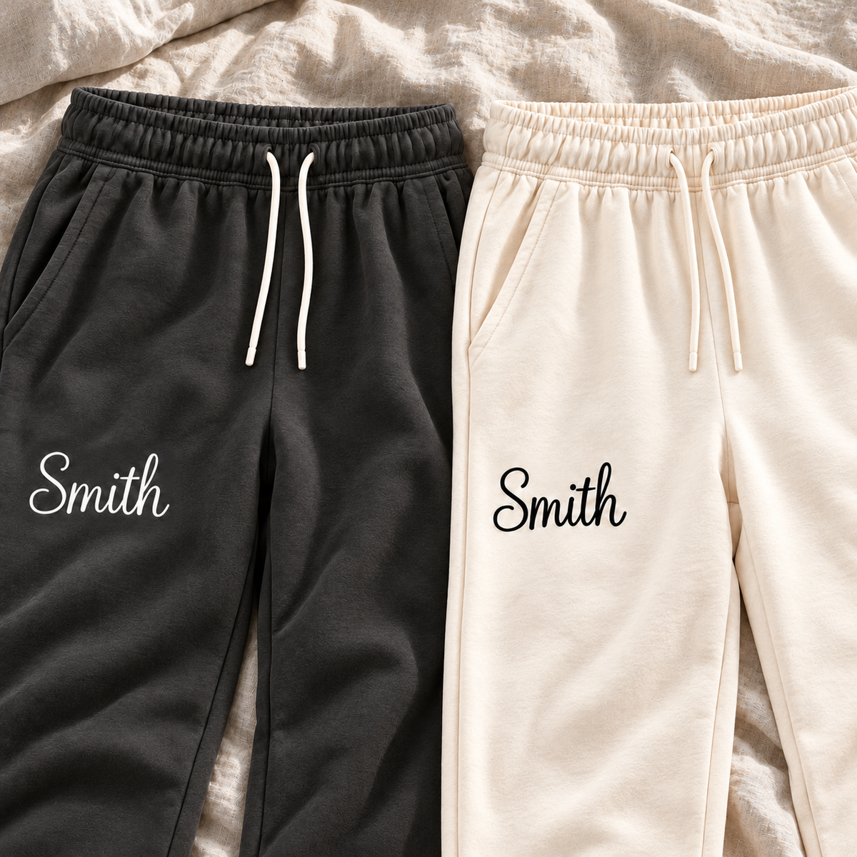 Personalized Mr & Mrs Long Sleeve Matching Pajamas